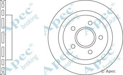 APEC BRAKING dsk676 -  Тормозной диск
